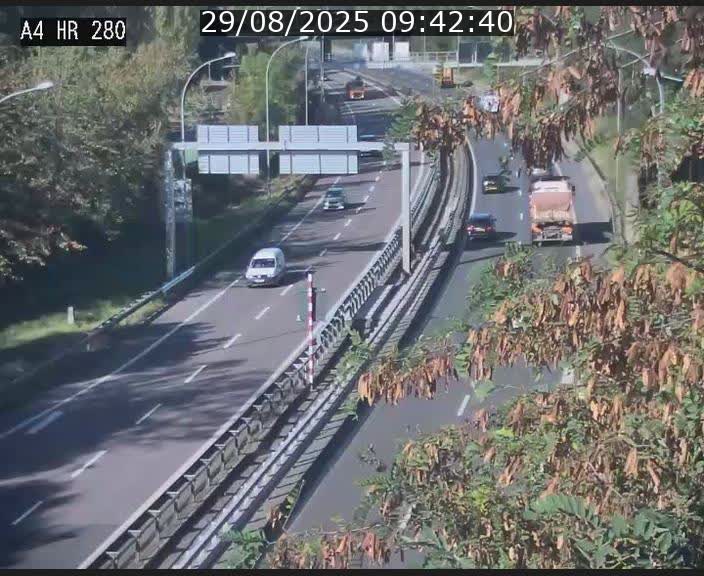 Webcam traffic A4 Luxembourg - BK 0.2 - P+R Bouillon (direction Luxembourg)