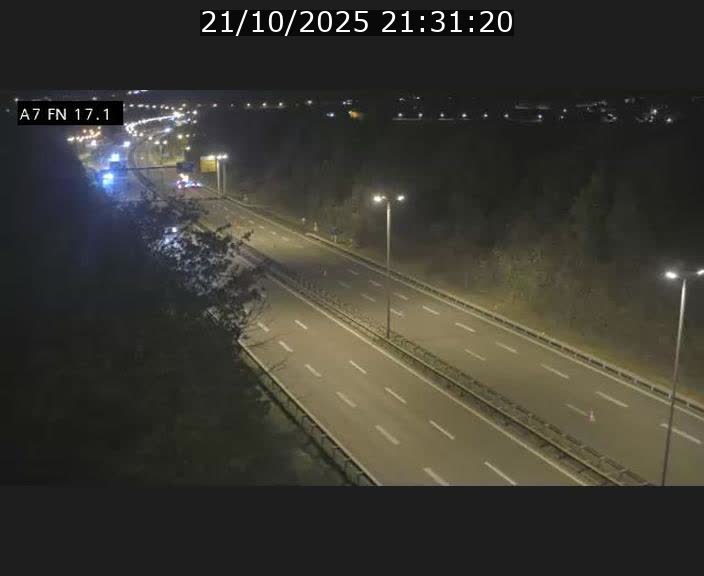 Caméra trafic Luxembourg - A7, Merscherbierg direction Mersch