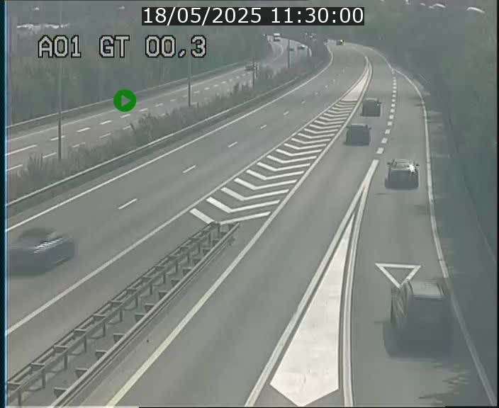 Traffic live webcam Luxembourg Croix de Gasperich - A1 direction Kirchberg - BK 0.3