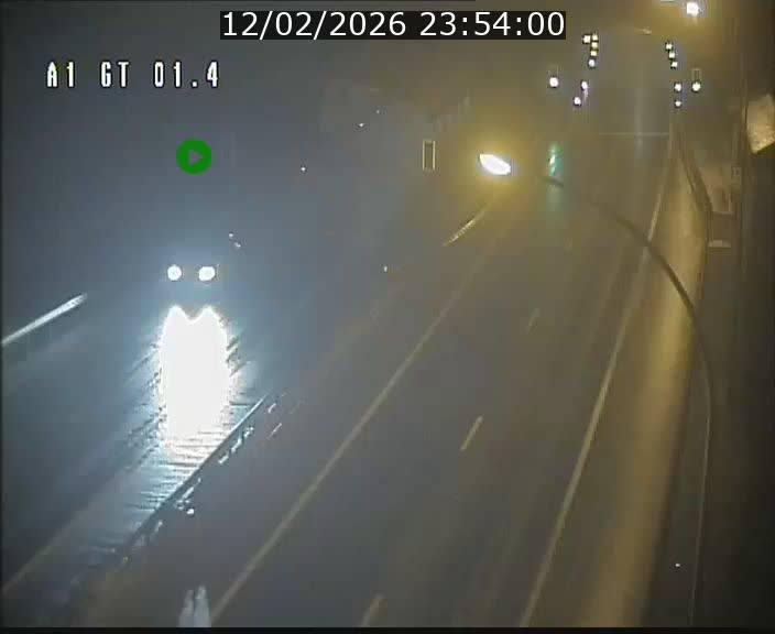 Traffic live webcam Luxembourg Hesperange - A1 direction Kirchberg - BK 1.4