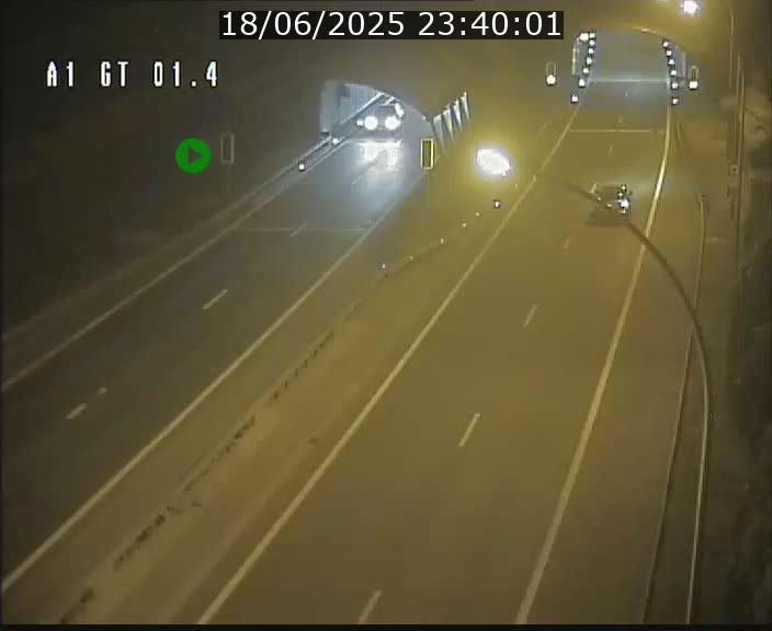 Traffic live webcam Luxembourg Hesperange - A1 direction Kirchberg - BK 1.4