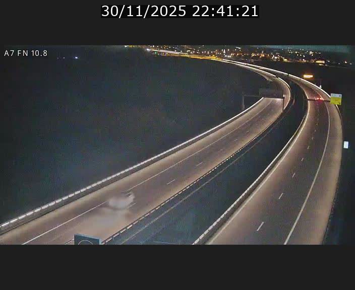 Caméra trafic Luxembourg - A7, Tunnel Gousselerbierg, sortie sud, direction rond-point Lorentzweiler (BK 10.8)