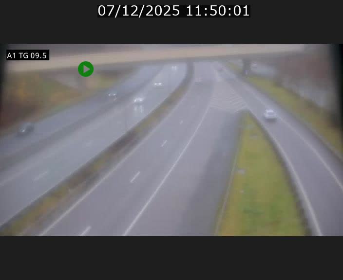 Traffic live webcam Luxembourg Jonction Grünewald - A1 direction Luxembourg-ville - BK 9.5