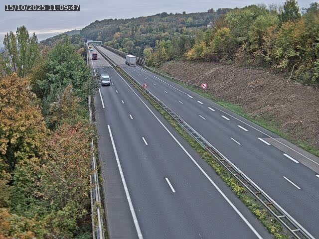 Caméra autoroute France - A30, Hayange direction Metz