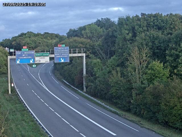Caméra autoroute France - Biffurcation A31/A33, Laxou direction Nancy