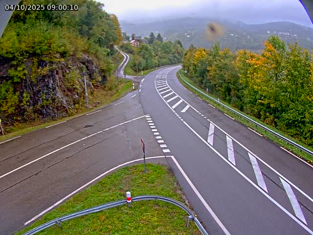 Caméra autoroute France - N66, col du Bussang direction Remiremont