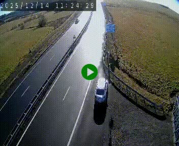 Caméra autoroute A75 à hauteur du col de la Fageole en direction de Clermont-Ferrand