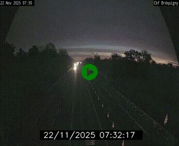 Webcam sur le périphérique de Rennes (N136) à hauteur du quartier Bréquigny, au sud de la ville