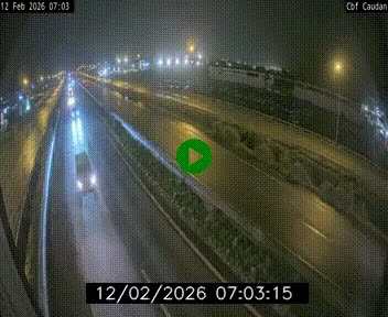 Webcam sur la N165 à hauteur de Caudan, dans le Morbihan.