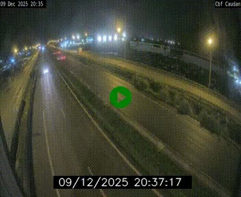 Webcam sur la N165 à hauteur de Caudan, dans le Morbihan.