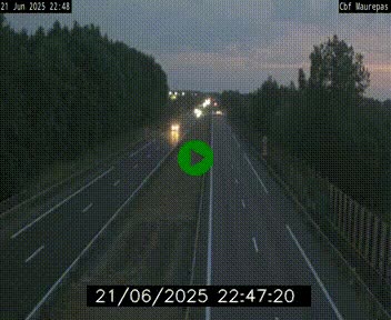 Webcam sur le périphérique de Rennes (N136) à hauteur de Maurepas, au nord de la ville