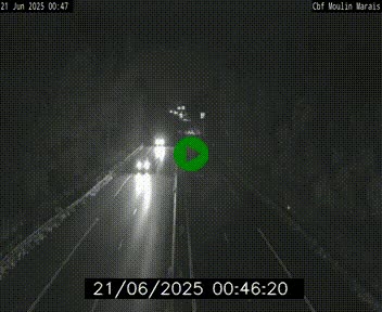 Webcam sur le périphérique de Nantes (N844) entre la Porte de Saint-Luce et la Porte d'Anjou, à l'est de la ville