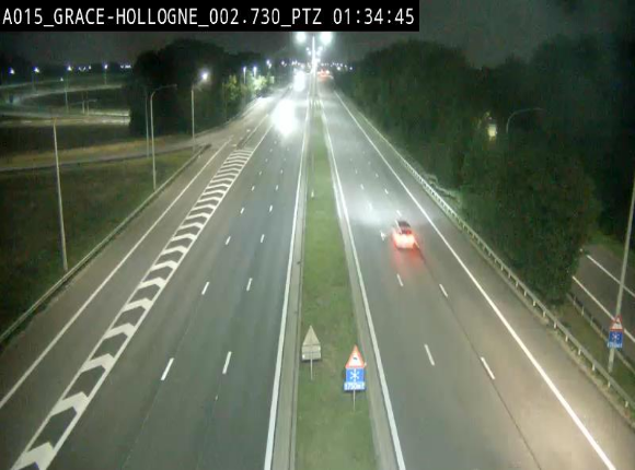 Caméra trafic Belgique - Grâce-Hollogne - E42, jonction avec A604, direction Loncin/Aéroport de Liège -  BK 3.2