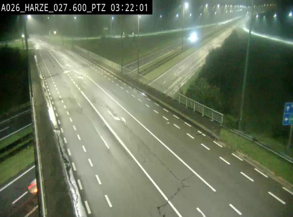 Caméra autoroute Belgique - Sougné-Remouchamps,E25 direction Luxembourg