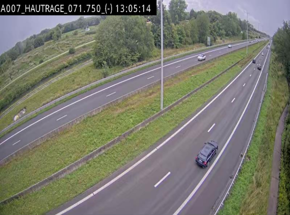 Webcam autoroute Belgique - Hautrage - E19 - BK 71.7
