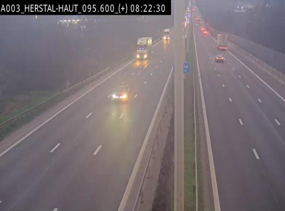 Webcam autoroute Belgique - Herstal - E40 direction Aix-la-Chapelle - BK 97