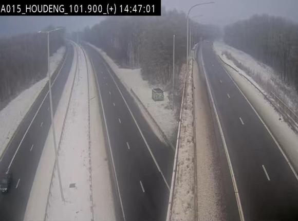 Webcam autoroute Belgique - Houdeng-Goegnies - Jonction E19/E42 direction Tournai/Mons - BK 101.85