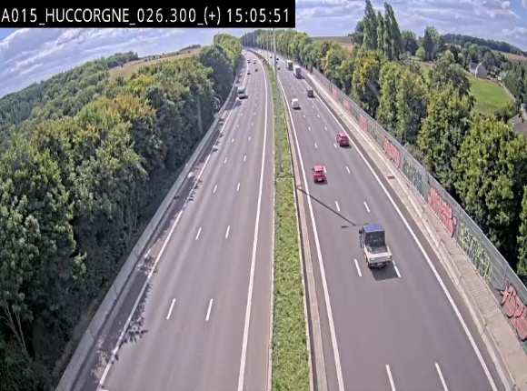 Webcam autoroute Belgique - Viaduc de Huccorgne - E42 
