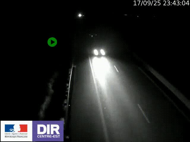 Webcam sur le contournement de Valence, sur la Nationale 7, à la jonction avec la N532, caméra orientée vers Grenoble
