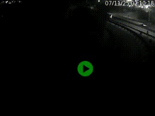 Caméra autoroute à la jonction entre l'A7 et la D301 (Boulevard urbain Sud de Lyon) à Feyzin, au sud de Lyon. Vue orientée vers Mions