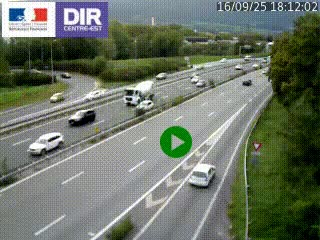 Webcam sur la Nationale 201 à hauteur de la sortie Chambéry-Nord, avant à la jonction entre l'A41 et l'A43, en direction de Lyon