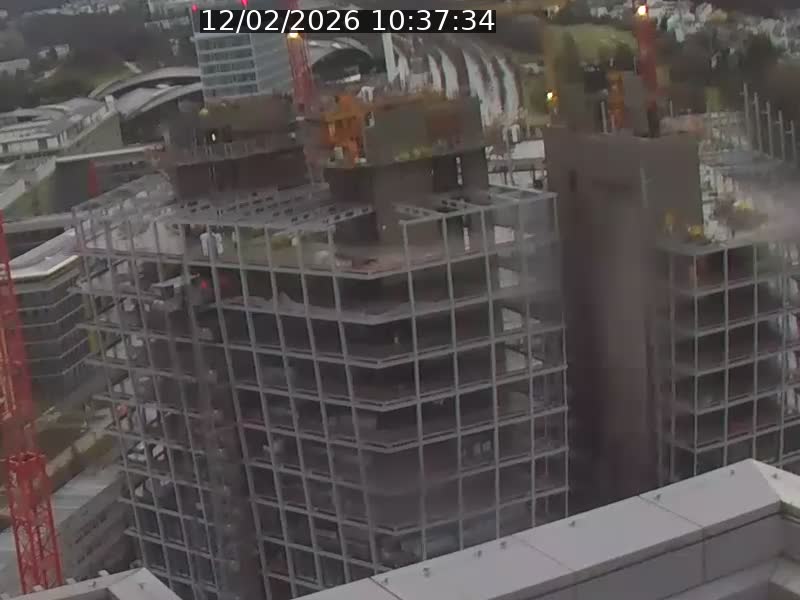 Webcam sur l'avenue John Fitzgerald Kennedy (N51) avec vue orientée vers le Findel