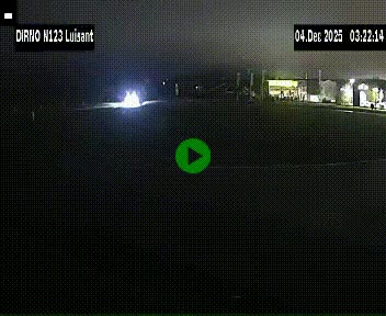 Webcam en périphérie de Chartres sur la N123, à hauteur de Luisant. Vue orientée vers Chartres