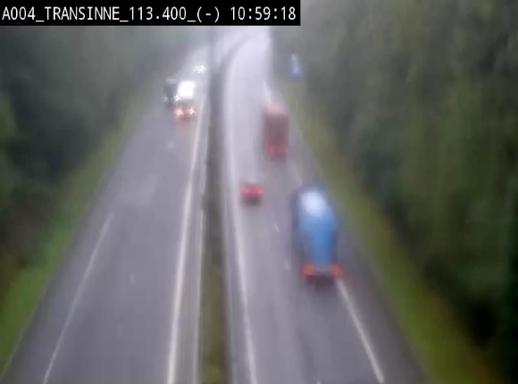 Caméra trafic E411 (A4) - Transinne direction Namur - BK 113.425