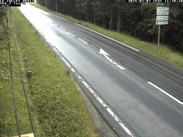 Caméra du Collet sur la route de Colmar (D417)