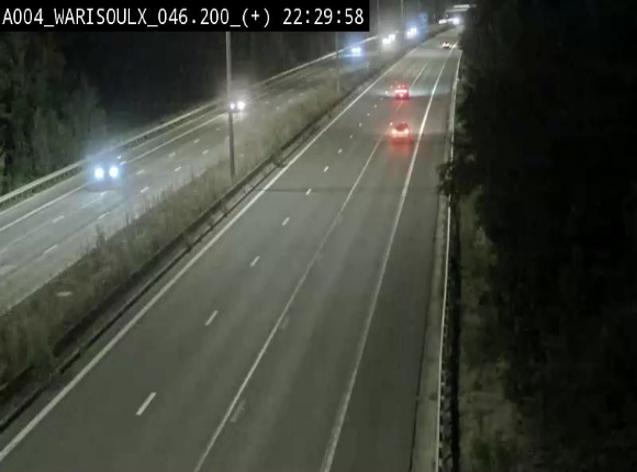 Webcam autoroute Belgique - Warissoulx - E411 - BK 46.2