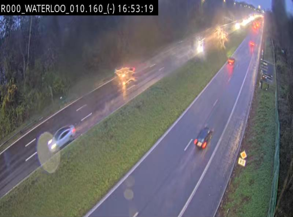 Webcam autoroute Belgique - Waterloo - R0 (ring de Bruxelles) - BK 12.3