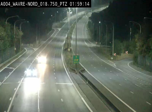 Webcam traffic E411(A4) - BK 18.7 - Bierges (Wavre Nord)