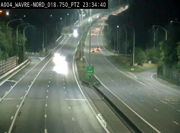 Webcam traffic E411(A4) - BK 18.7 - Bierges (Wavre Nord)
