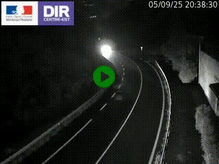 Caméra trafic sur la N90 à Bourg-Saint-Maurice, en provenance d'Aoste et en direction d'Albertville