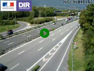 Caméra routière à hauteur de la sortie 15 Chambéry-centre au PK 4,103 en direction d'Albertville