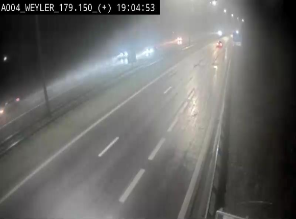 Webcam juste après la sortie 31 Arlon qui permet de rejoindre l'E411 depuis la N82