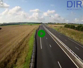 Webcam sur A84 à hauteur de l'échangeur de Poilley avec la N175, au sud d'Avranches