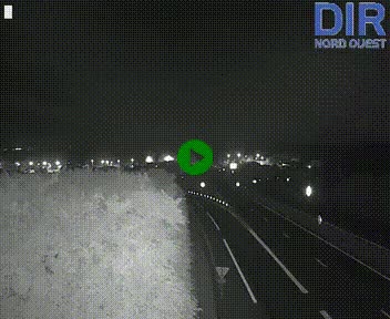 Webcam au début de l'A84 sur le périphérique Ouest de Caen (N814) à hauteur de la sortie 9, Porte de Bretagne