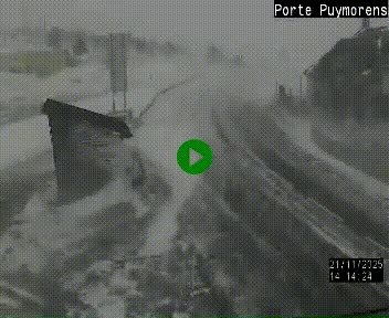 Webcam Col du Puymorens sur N320, en direction de Pas de la Casa (Andorre)