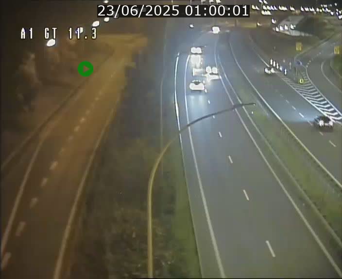 Traffic live webcam Luxembourg Senningerberg - A1 direction Allemagne - BK 11.3