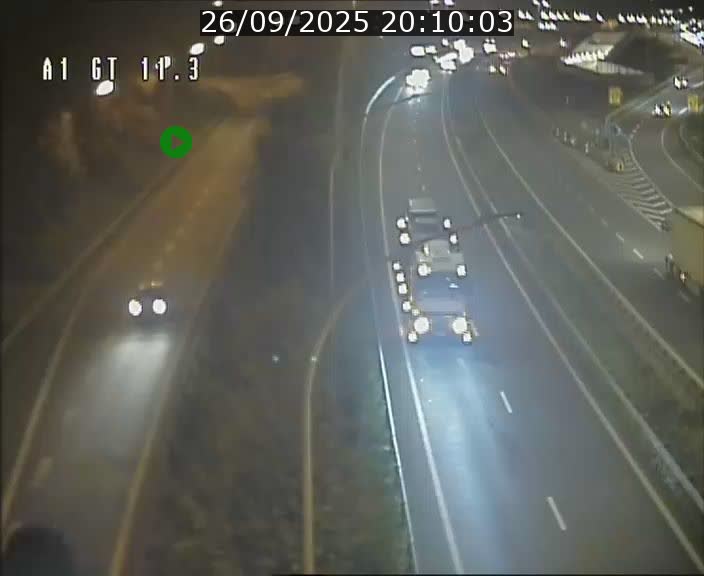 Traffic live webcam Luxembourg Senningerberg - A1 direction Allemagne - BK 11.3