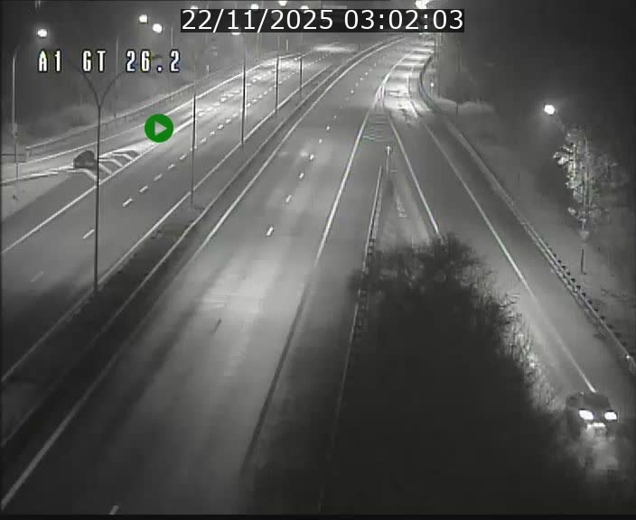 Traffic live webcam Luxembourg Grevenmacher - A1 direction Allemagne - BK 26.2