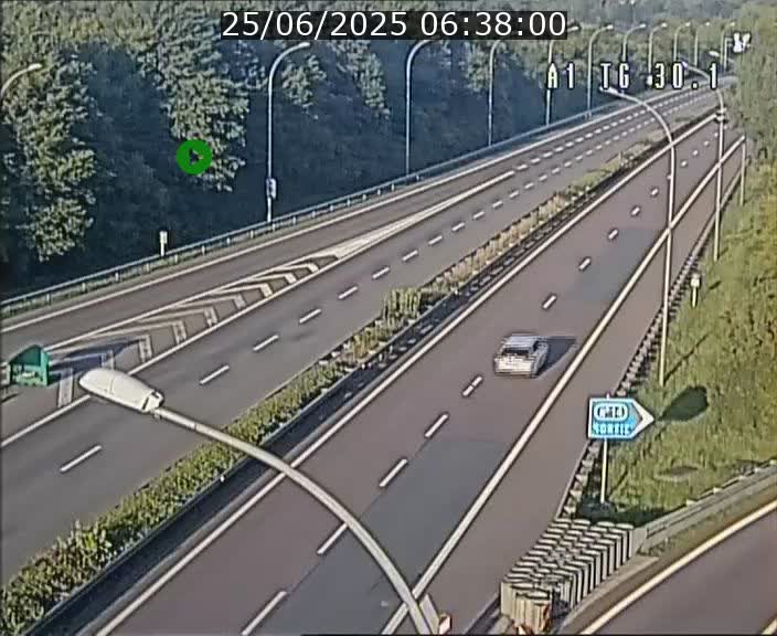 Traffic live webcam Luxembourg Grevenmacher - A1 direction Luxembourg - BK 30.1