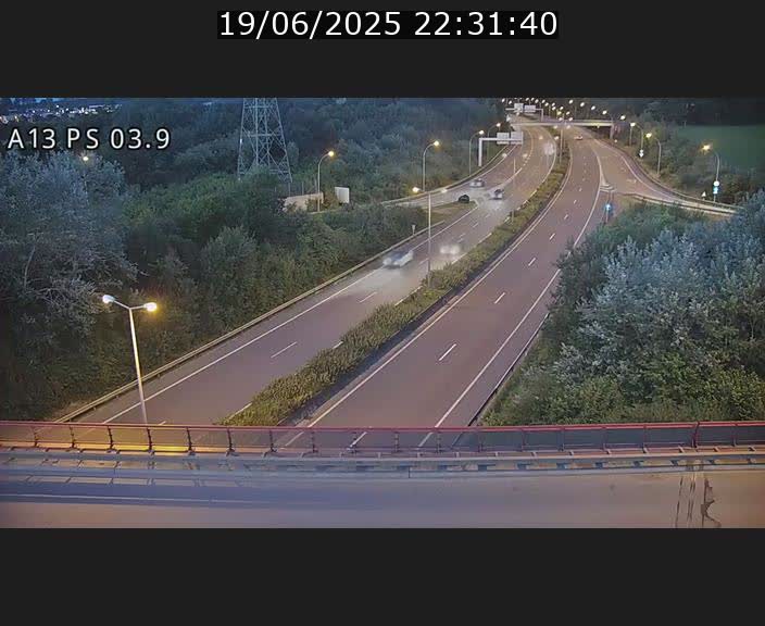 Traffic live webcam Luxembourg Ehlerange - A13 direction Esch-sur-Alzette - BK 6.8