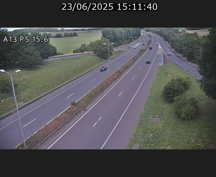 Traffic live webcam Luxembourg Kayl - A13 direction Dudelange - BK 15.6