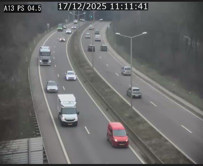 Traffic live webcam Luxembourg Differdange - A13 direction Esch-sur-Alzette - BK 4.5