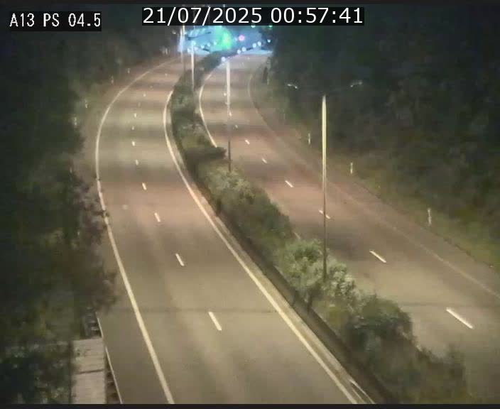 Traffic live webcam Luxembourg Differdange - A13 direction Esch-sur-Alzette - BK 4.5