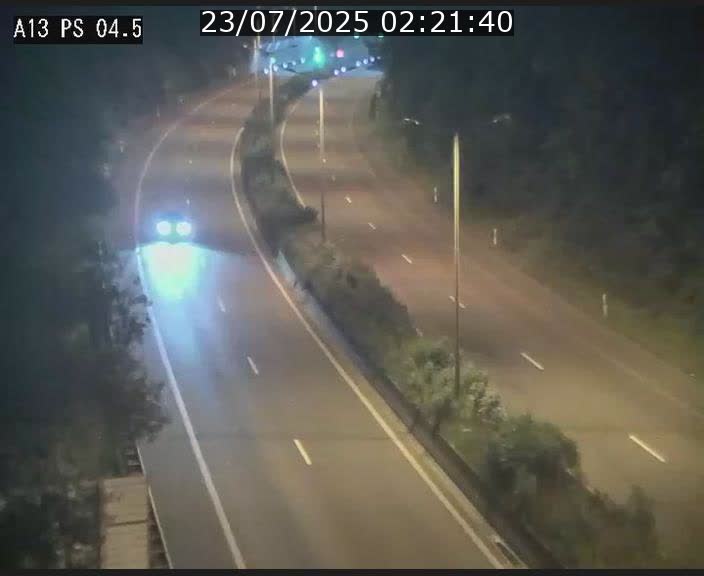 Traffic live webcam Luxembourg Differdange - A13 direction Esch-sur-Alzette - BK 4.5