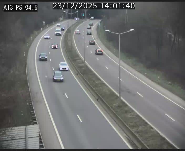 Traffic live webcam Luxembourg Differdange - A13 direction Esch-sur-Alzette - BK 4.5
