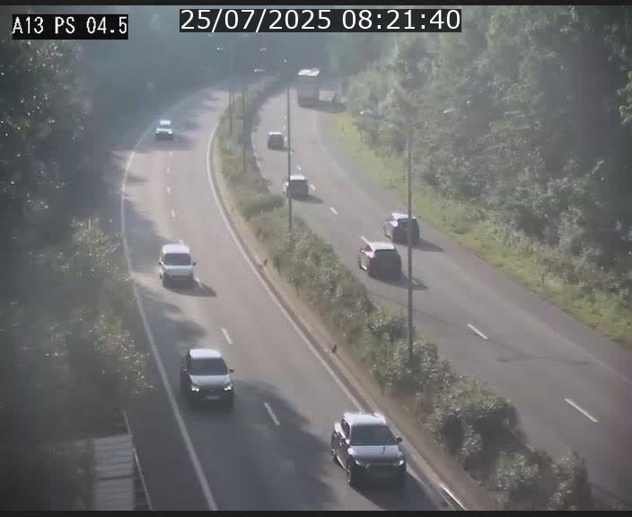 Traffic live webcam Luxembourg Differdange - A13 direction Esch-sur-Alzette - BK 4.5